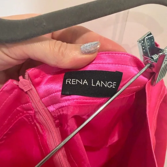 Rena Lange Vibrant Pink Pencil Skirt - Picture 3 of 4